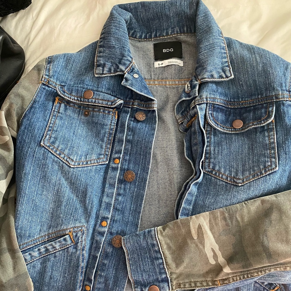 Denim/camo jacket